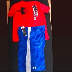 UNDER ARMOUR TOP AND SHORT